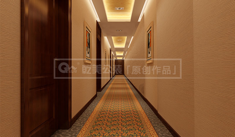 酒店过道效果图设计